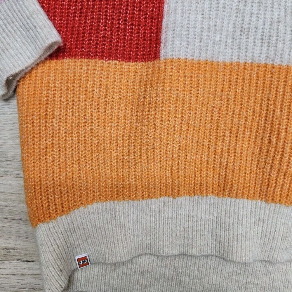 Lego Target Exclusive Sweater Womens Colorful Block Pattern Knit Small Casual - Picture 3 of 7